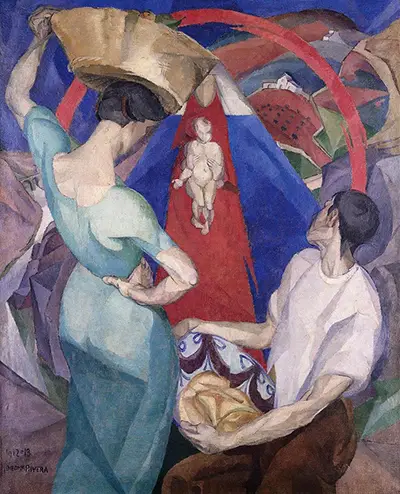 The Adoration of the Virgin Diego Rivera